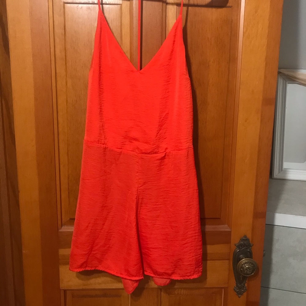 Orange Romper